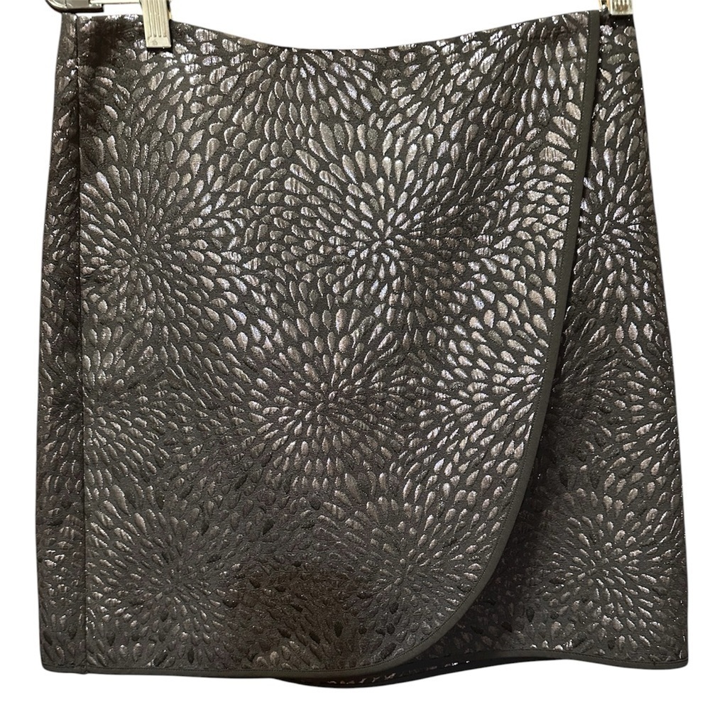 EUC LOFT Black Textured Pencil Skirt
